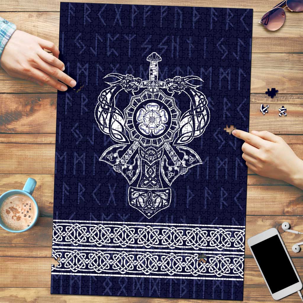 Vikings from Yorkshire Puzzle Blue Spirit of Jorvik - Wonder Print Shop