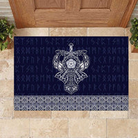Vikings from Yorkshire Rubber Doormat Blue Spirit of Jorvik - Wonder Print Shop