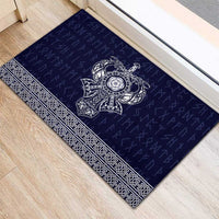 Vikings from Yorkshire Rubber Doormat Blue Spirit of Jorvik - Wonder Print Shop