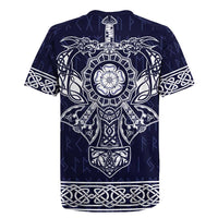 Vikings from Yorkshire Rugby Jersey Blue Spirit of Jorvik - Wonder Print Shop