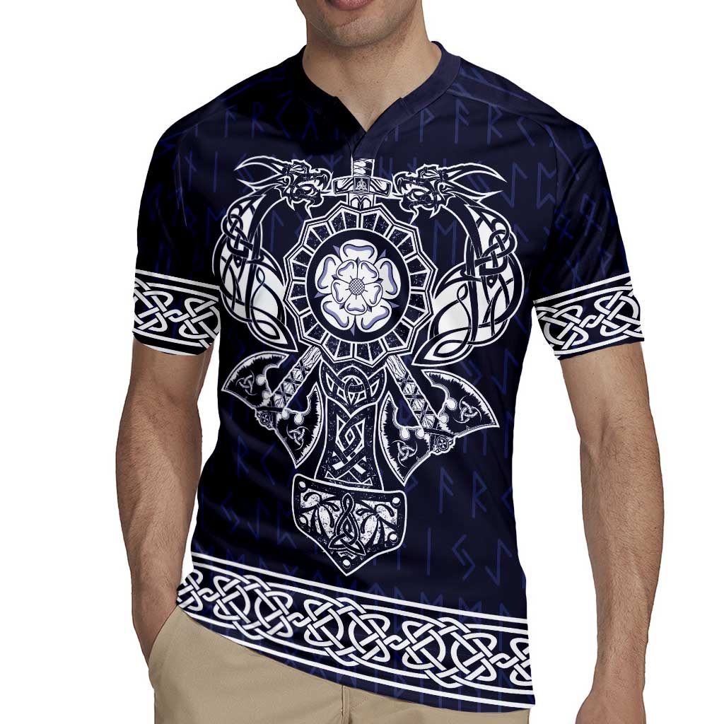 Vikings from Yorkshire Rugby Jersey Blue Spirit of Jorvik - Wonder Print Shop