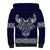 Vikings from Yorkshire Sherpa Hoodie Blue Spirit of Jorvik - Wonder Print Shop