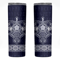 Vikings from Yorkshire Skinny Tumbler Blue Spirit of Jorvik - Wonder Print Shop