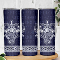 Vikings from Yorkshire Skinny Tumbler Blue Spirit of Jorvik - Wonder Print Shop