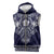Vikings from Yorkshire Sleeveless Zip Hoodie Blue Spirit of Jorvik - Wonder Print Shop