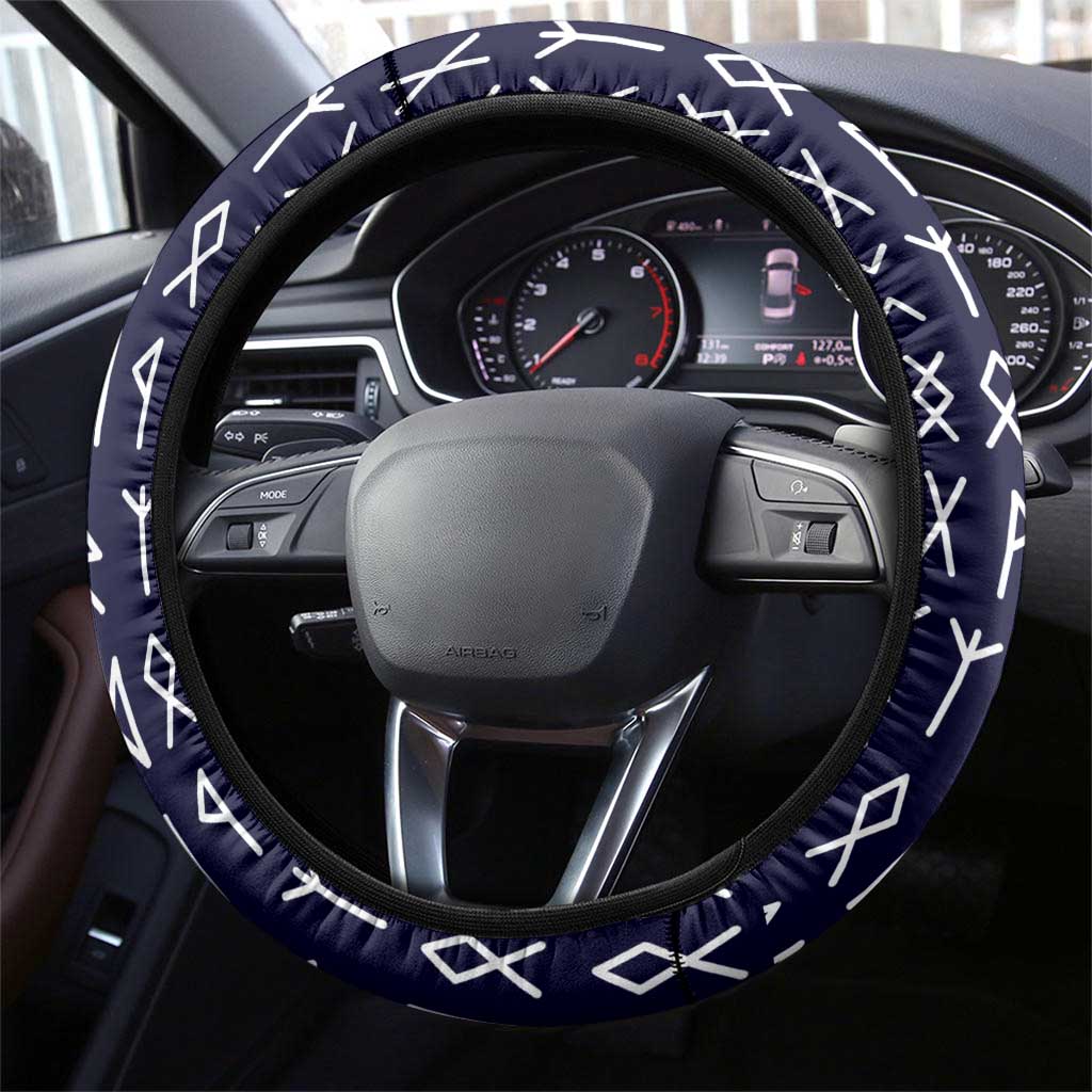 Vikings from Yorkshire Steering Wheel Cover Blue Spirit of Jorvik - Wonder Print Shop