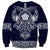 Vikings from Yorkshire Sweatshirt Blue Spirit of Jorvik - Wonder Print Shop