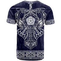 Vikings from Yorkshire T Shirt Blue Spirit of Jorvik - Wonder Print Shop