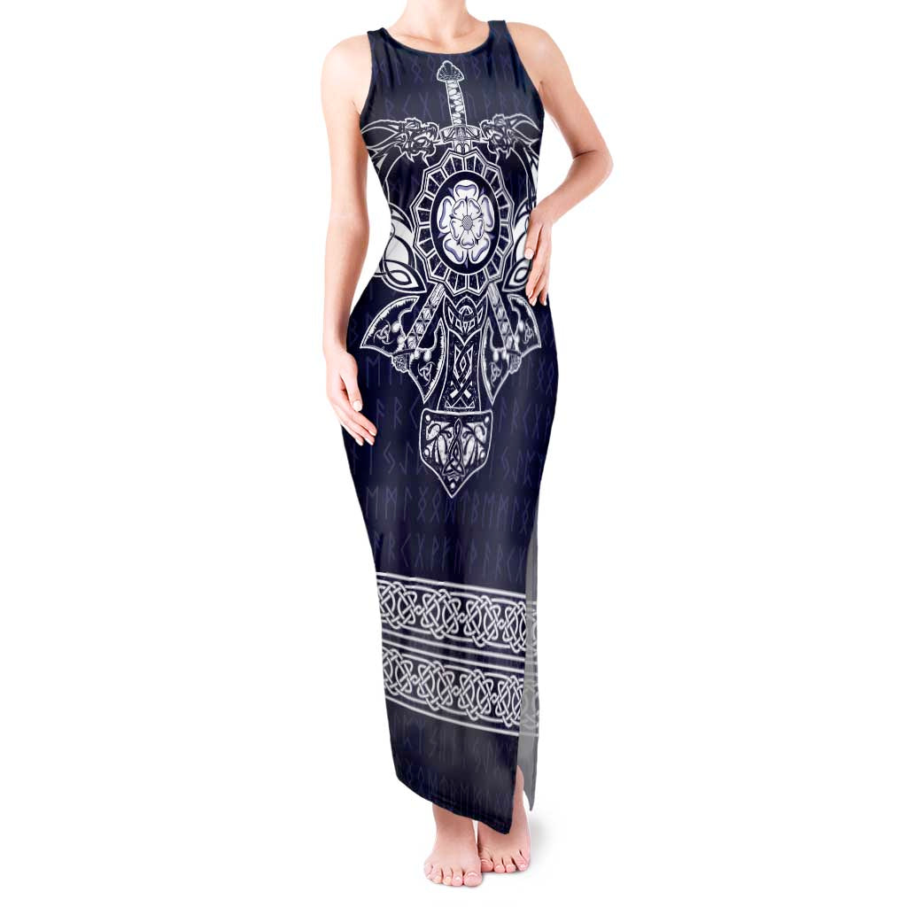 Vikings from Yorkshire Tank Maxi Dress Blue Spirit of Jorvik - Wonder Print Shop
