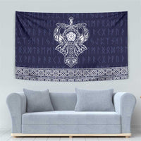 Vikings from Yorkshire Tapestry Blue Spirit of Jorvik - Wonder Print Shop