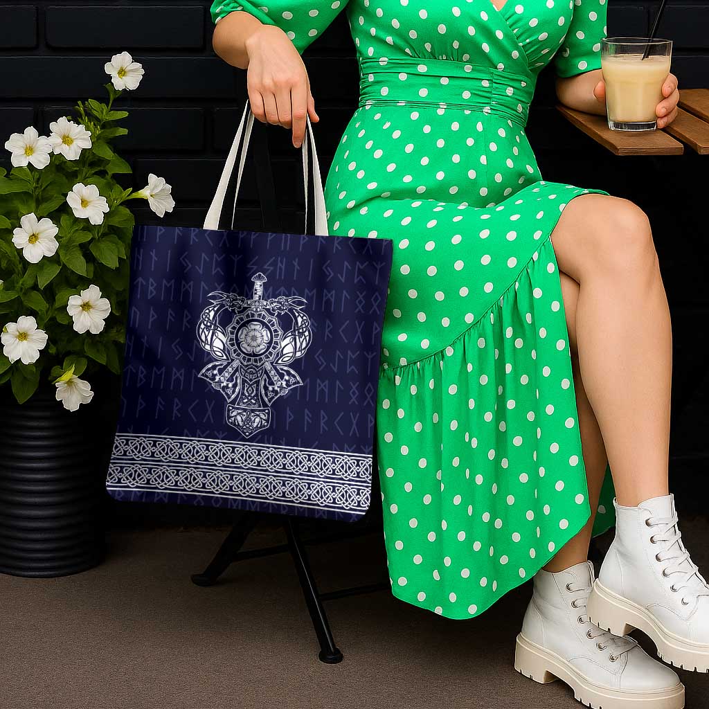 Vikings from Yorkshire Tote Bag Blue Spirit of Jorvik - Wonder Print Shop