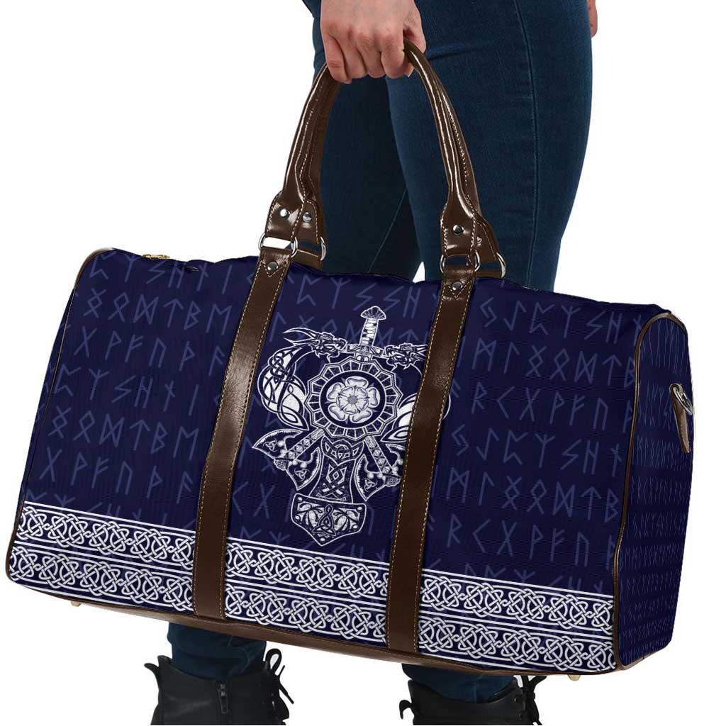 Vikings from Yorkshire Travel Bag Blue Spirit of Jorvik - Wonder Print Shop