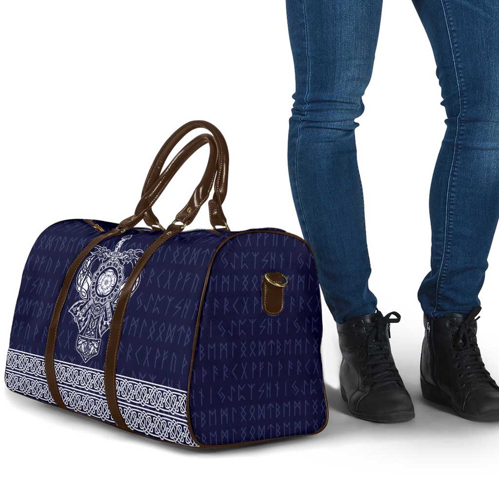 Vikings from Yorkshire Travel Bag Blue Spirit of Jorvik - Wonder Print Shop