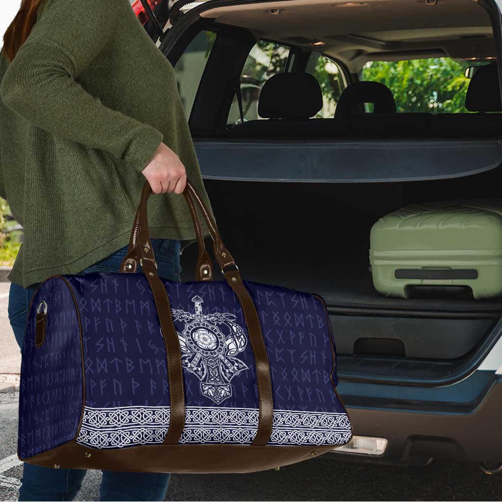 Vikings from Yorkshire Travel Bag Blue Spirit of Jorvik - Wonder Print Shop