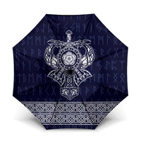 Vikings from Yorkshire Umbrella Blue Spirit of Jorvik - Wonder Print Shop