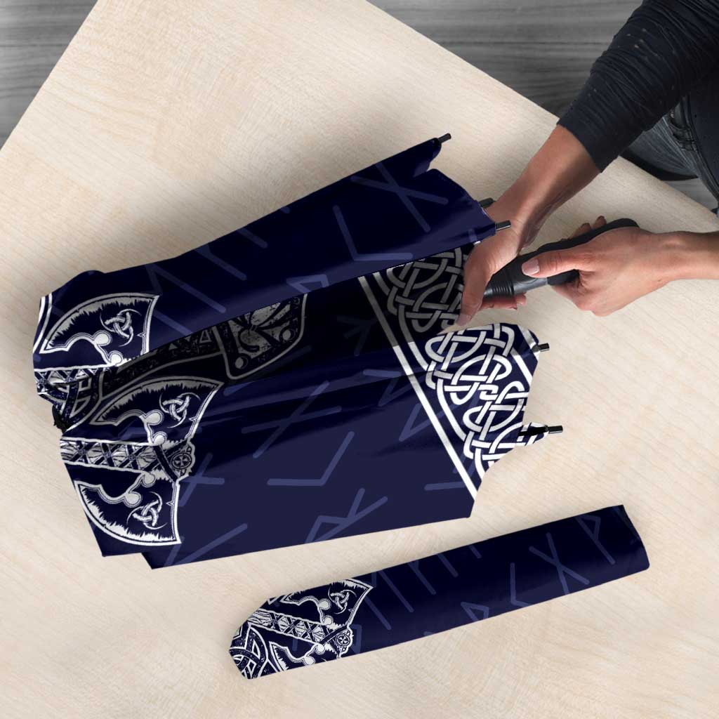 Vikings from Yorkshire Umbrella Blue Spirit of Jorvik - Wonder Print Shop