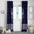 Vikings from Yorkshire Window Curtain Blue Spirit of Jorvik - Wonder Print Shop
