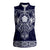 Vikings from Yorkshire Women Sleeveless Polo Shirt Blue Spirit of Jorvik - Wonder Print Shop