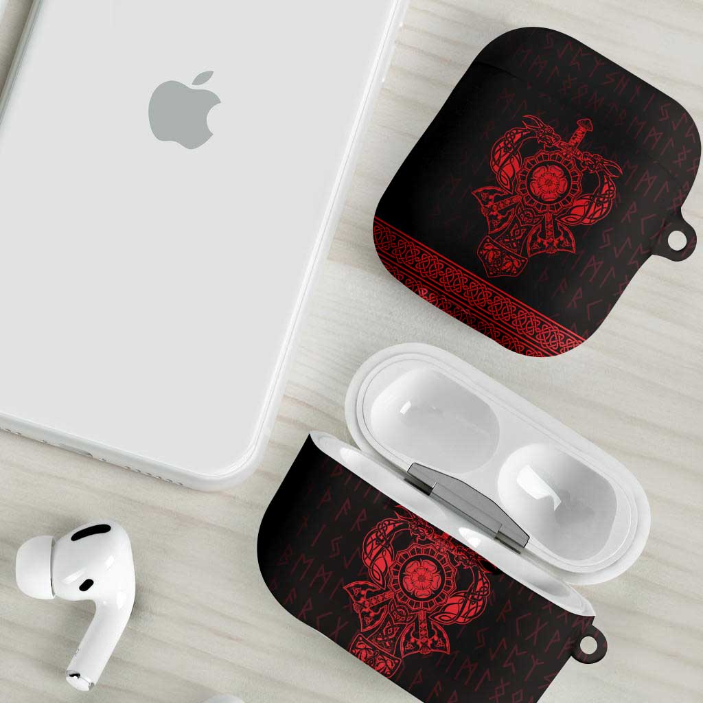 Vikings from Yorkshire AirPods Case Red Spirit of Jorvik - Wonder Print Shop