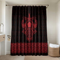 Vikings from Yorkshire Bathroom Set Red Spirit of Jorvik - Wonder Print Shop