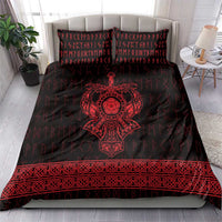 Vikings from Yorkshire Bedding Set Red Spirit of Jorvik - Wonder Print Shop