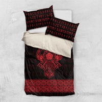 Vikings from Yorkshire Bedding Set Red Spirit of Jorvik - Wonder Print Shop