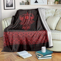 Vikings from Yorkshire Blanket Red Spirit of Jorvik - Wonder Print Shop