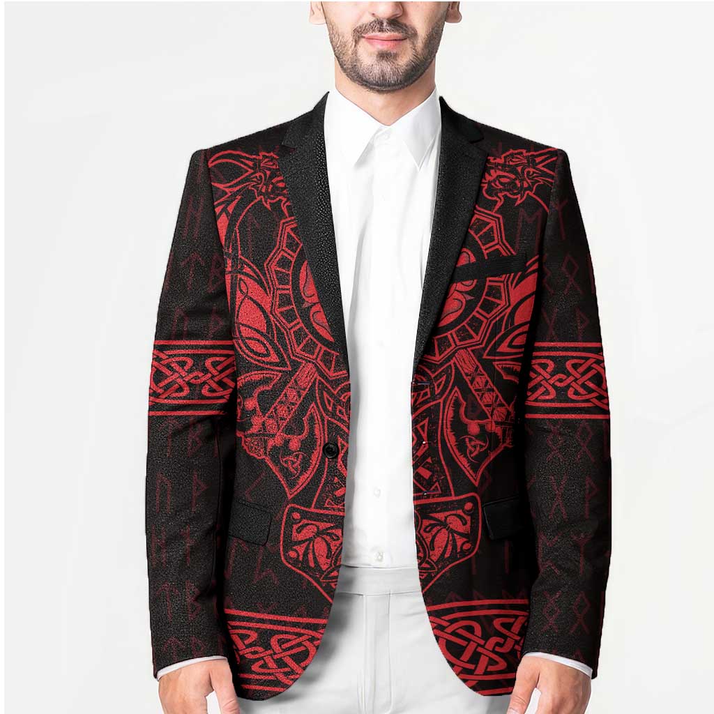 Vikings from Yorkshire Blazer Red Spirit of Jorvik - Wonder Print Shop