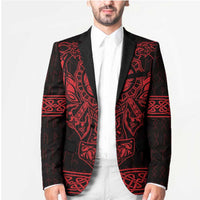 Vikings from Yorkshire Blazer Red Spirit of Jorvik - Wonder Print Shop