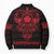 Vikings from Yorkshire Bomber Puffer Jacket Red Spirit of Jorvik - Wonder Print Shop