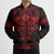 Vikings from Yorkshire Bomber Puffer Jacket Red Spirit of Jorvik - Wonder Print Shop