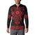 Vikings from Yorkshire Button Sweatshirt Red Spirit of Jorvik - Wonder Print Shop