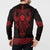 Vikings from Yorkshire Button Sweatshirt Red Spirit of Jorvik - Wonder Print Shop