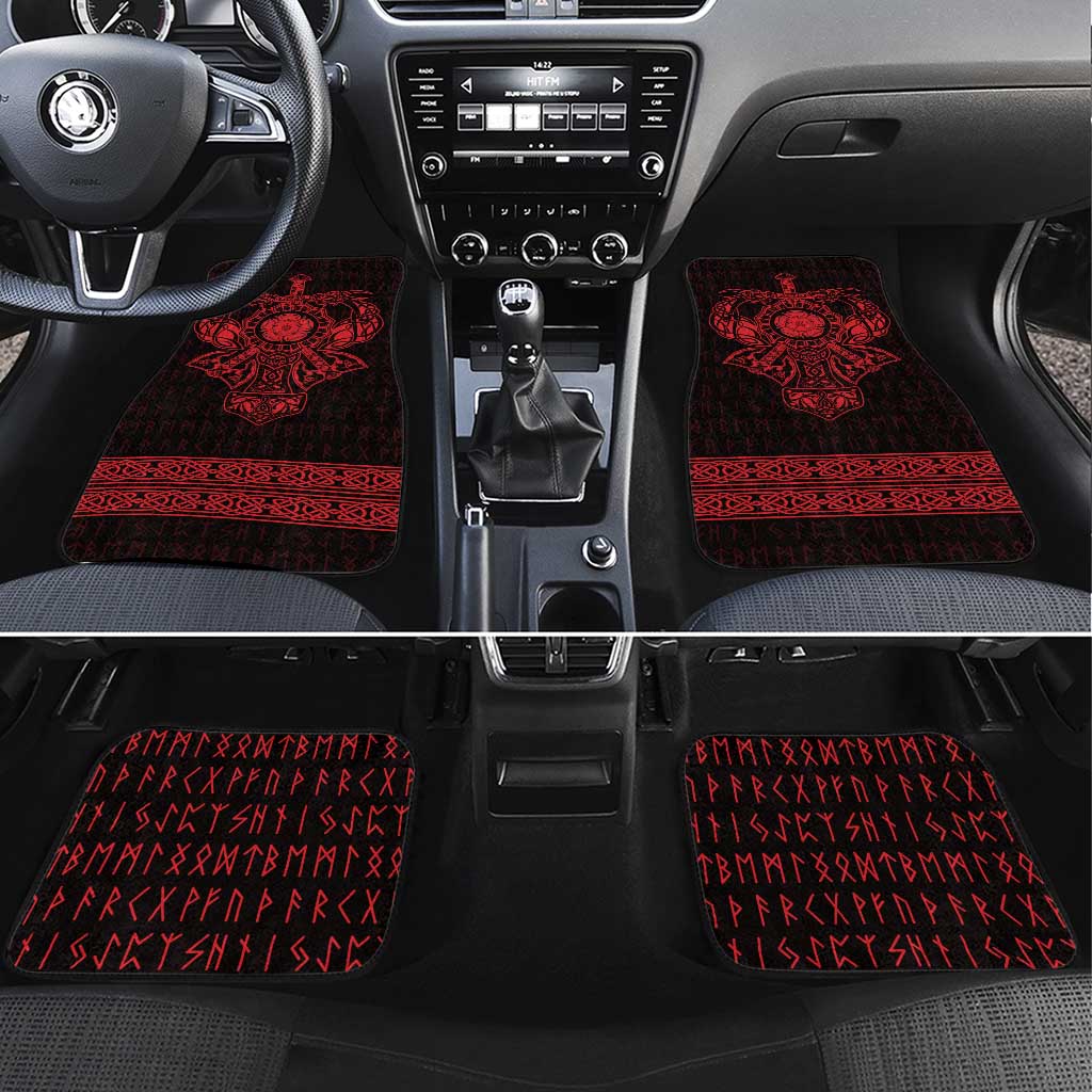 Vikings from Yorkshire Car Mats Red Spirit of Jorvik - Wonder Print Shop