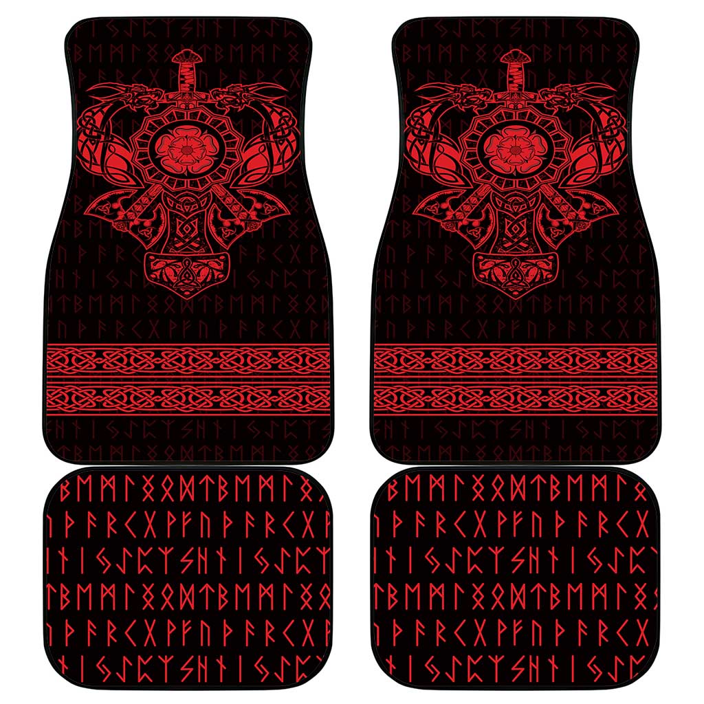 Vikings from Yorkshire Car Mats Red Spirit of Jorvik - Wonder Print Shop