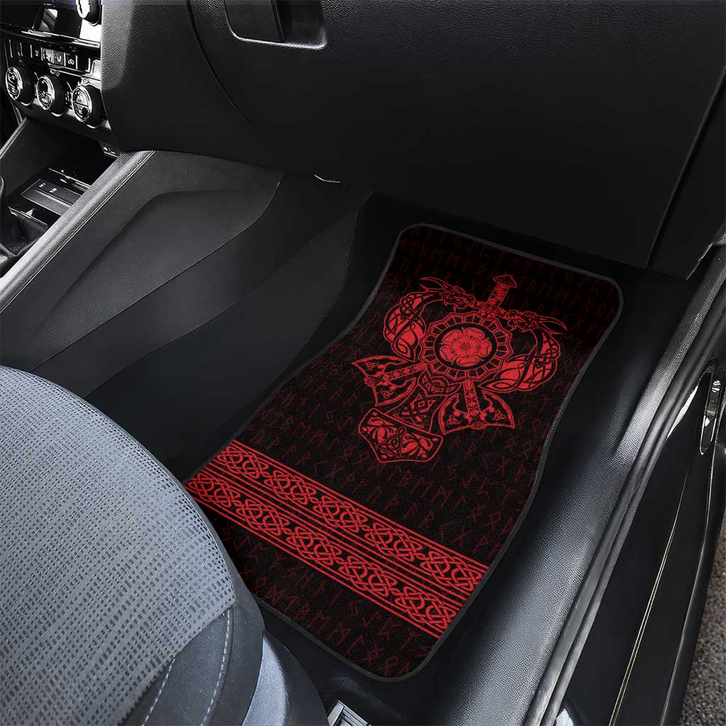 Vikings from Yorkshire Car Mats Red Spirit of Jorvik - Wonder Print Shop