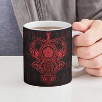 Vikings from Yorkshire Ceramic Mug Red Spirit of Jorvik - Wonder Print Shop