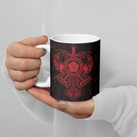 Vikings from Yorkshire Ceramic Mug Red Spirit of Jorvik - Wonder Print Shop