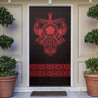 Vikings from Yorkshire Door Cover Red Spirit of Jorvik - Wonder Print Shop