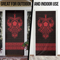 Vikings from Yorkshire Door Cover Red Spirit of Jorvik - Wonder Print Shop