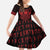 Vikings from Yorkshire Family Matching Off Shoulder Maxi Dress and Hawaiian Shirt Red Spirit of Jorvik - Wonder Print Shop