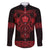 Vikings from Yorkshire Family Matching Short Sleeve Bodycon Dress and Hawaiian Shirt Red Spirit of Jorvik - Wonder Print Shop