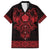 Vikings from Yorkshire Family Matching Summer Maxi Dress and Hawaiian Shirt Red Spirit of Jorvik - Wonder Print Shop