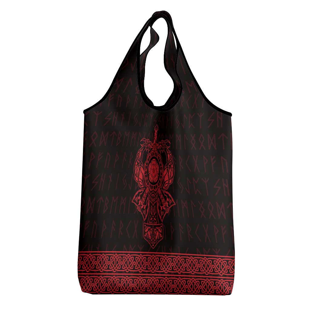 Vikings from Yorkshire Grocery Bag Red Spirit of Jorvik - Wonder Print Shop