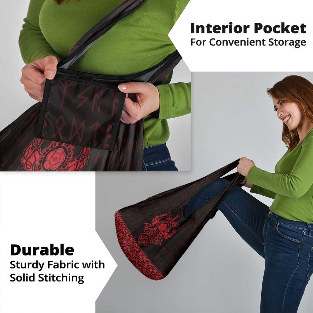 Vikings from Yorkshire Grocery Bag Red Spirit of Jorvik - Wonder Print Shop