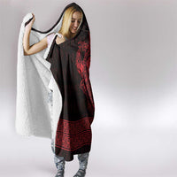 Vikings from Yorkshire Hooded Blanket Red Spirit of Jorvik - Wonder Print Shop