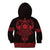 Vikings from Yorkshire Kid Hoodie Red Spirit of Jorvik - Wonder Print Shop