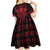 Vikings from Yorkshire Kid Short Sleeve Dress Red Spirit of Jorvik - Wonder Print Shop