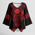 Vikings from Yorkshire Kimono Sleeve Blouse Red Spirit of Jorvik - Wonder Print Shop