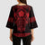 Vikings from Yorkshire Kimono Sleeve Blouse Red Spirit of Jorvik - Wonder Print Shop